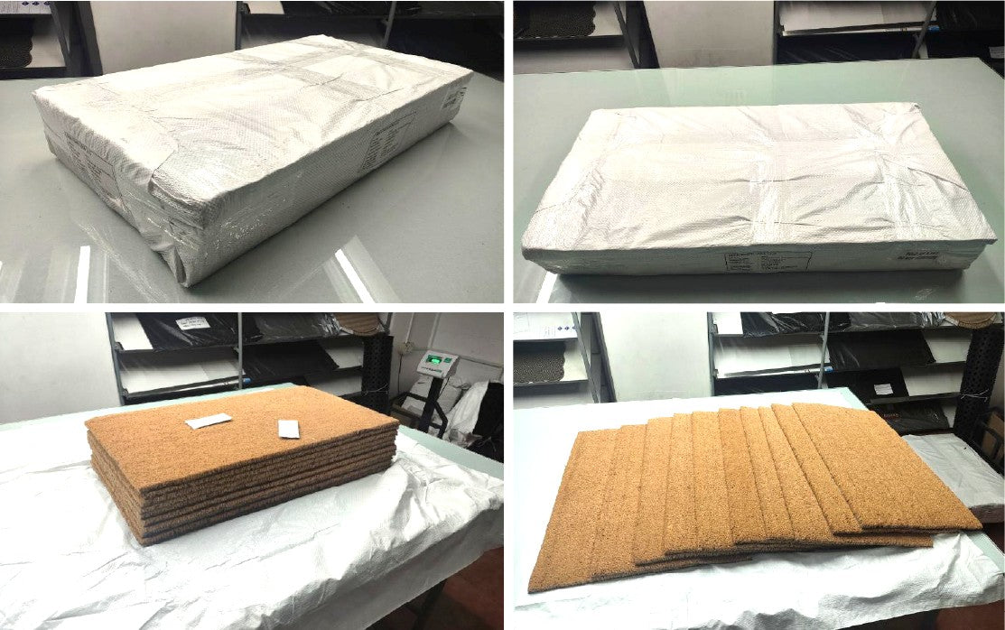 5 Pack, 47.5" x 19.5" Extra Long Blank Coir Doormat