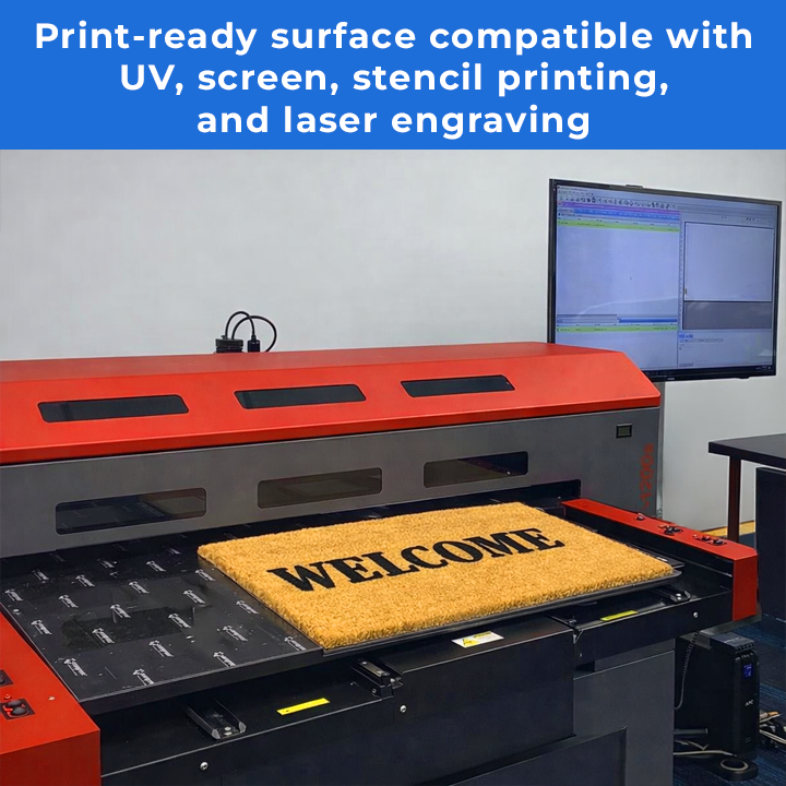 10 Pack, 30x17 Inch Plain Blank Coir Doormat Bulk Coir Mats, Doormats